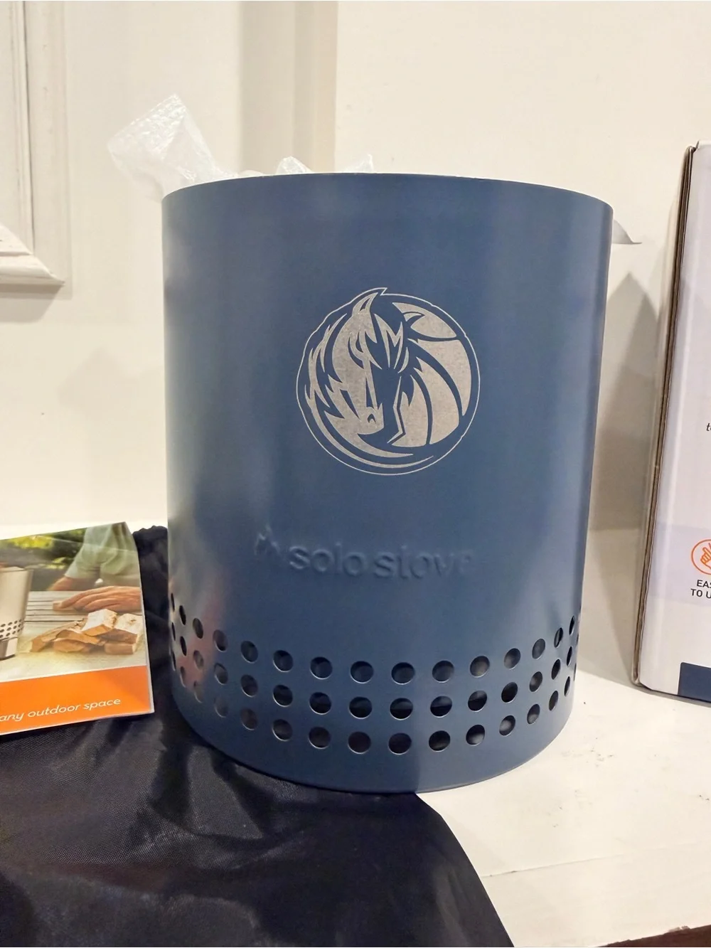 Solo Stove Mesa Dallas Mavericks NBA Tabletop Fire Pit Water Blue